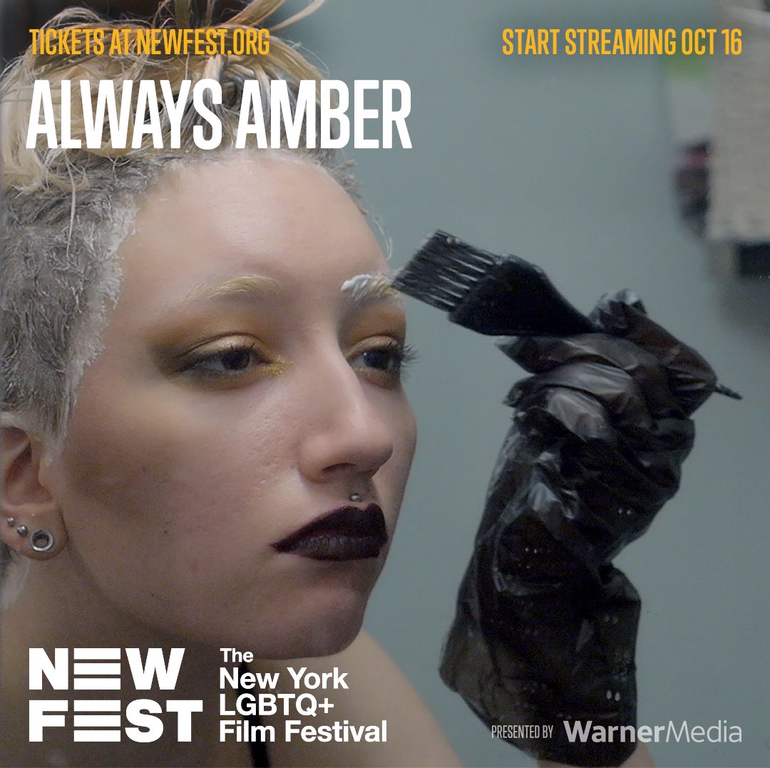 🌟STARTING TOMORROW 10/16🌟
Join GFP and @NewFestNYC for the virtual screening of #ALWAYSAMBER, a unique and fascinating look at genderqueer Amber.
Get your Festival Pass + tickets with the discount code: ACKERMAN20.
➡️ TICKETS: https://t.co/TsNEf3xNG6
#Newfest #GFP https://t.co/CmwUzgKQC8