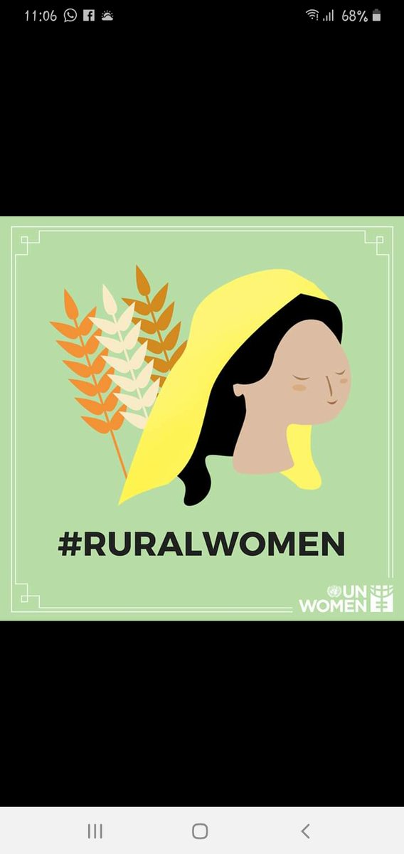 As we celebrated International Day of Rural Women today, the spotlight is on the urgent need for building rural women's resilience in the wake of COVID-19, for building back better by strengthening rural women's sustainable livelihoods and wellbeing.
