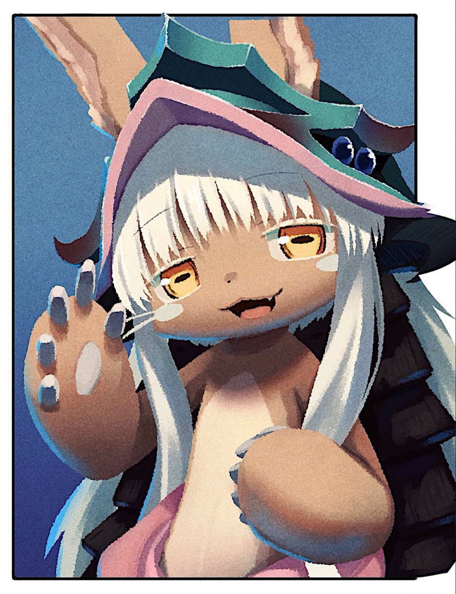 nanachi (made in abyss) 1other furry animal ears solo looking at viewer open mouth horizontal pupils  illustration images