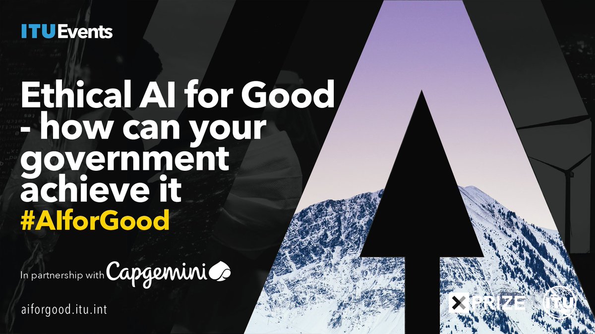 AIforGood's tweet image. 👐How can we use #AI in a way that frees up more time for humans to do what they do best?
📅 Thursday, 29 October @ 14:00 CET
ℹ️ aiforgood.itu.int/events/ethical…
#AIforGood #AIEthics