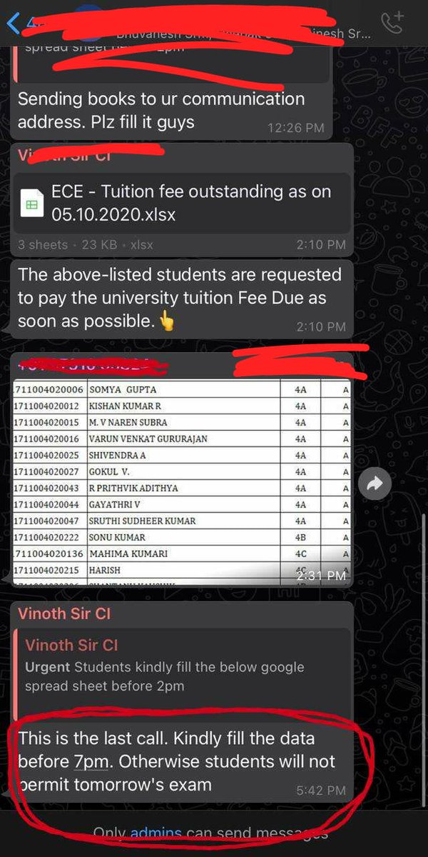 Sudarsh64461517's tweet photo. We the students of SRM are forced to buy the books even if we dont need it. We are not allowed to buy books from outside market and forced to buy from management which makes enormous marginal profit. And it not done, we are threatened for our academic marks. @Swamy39 https://t.co/LvIUEwB3rr
