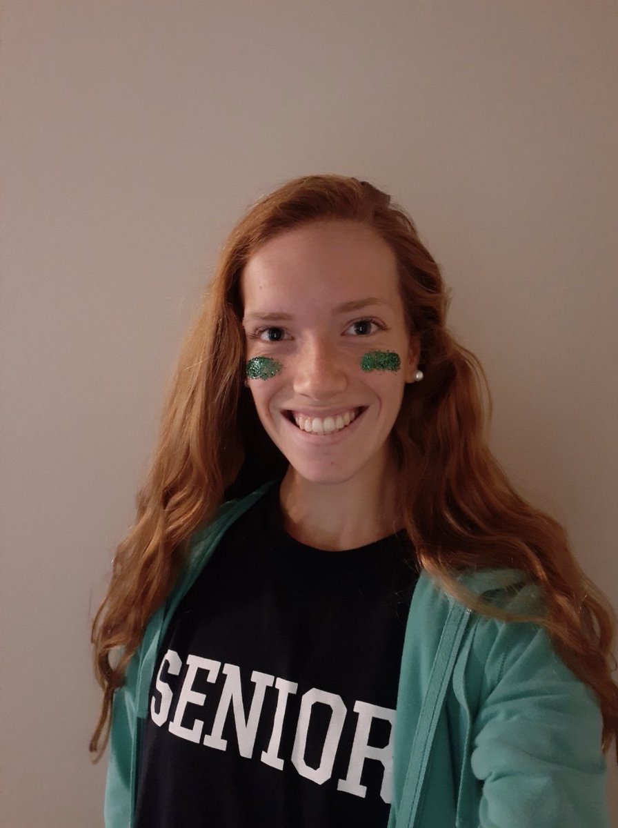 sga_shs's tweet photo. It’s class color day ✨ Senior Emma Robertson repping green 💚 #repSHS #spiritweek https://t.co/aNoCIjxBJc