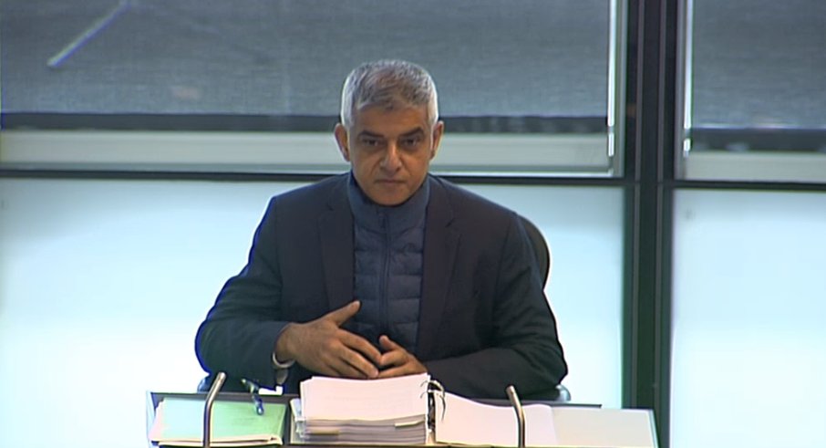 Very much appreciating Sadiq's dystopian aesthetic while announcing the #londonlockdown