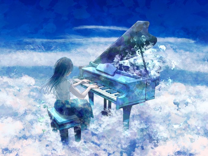「ロングヘアー ピアノ」のTwitter画像/イラスト(新着)｜5ページ目