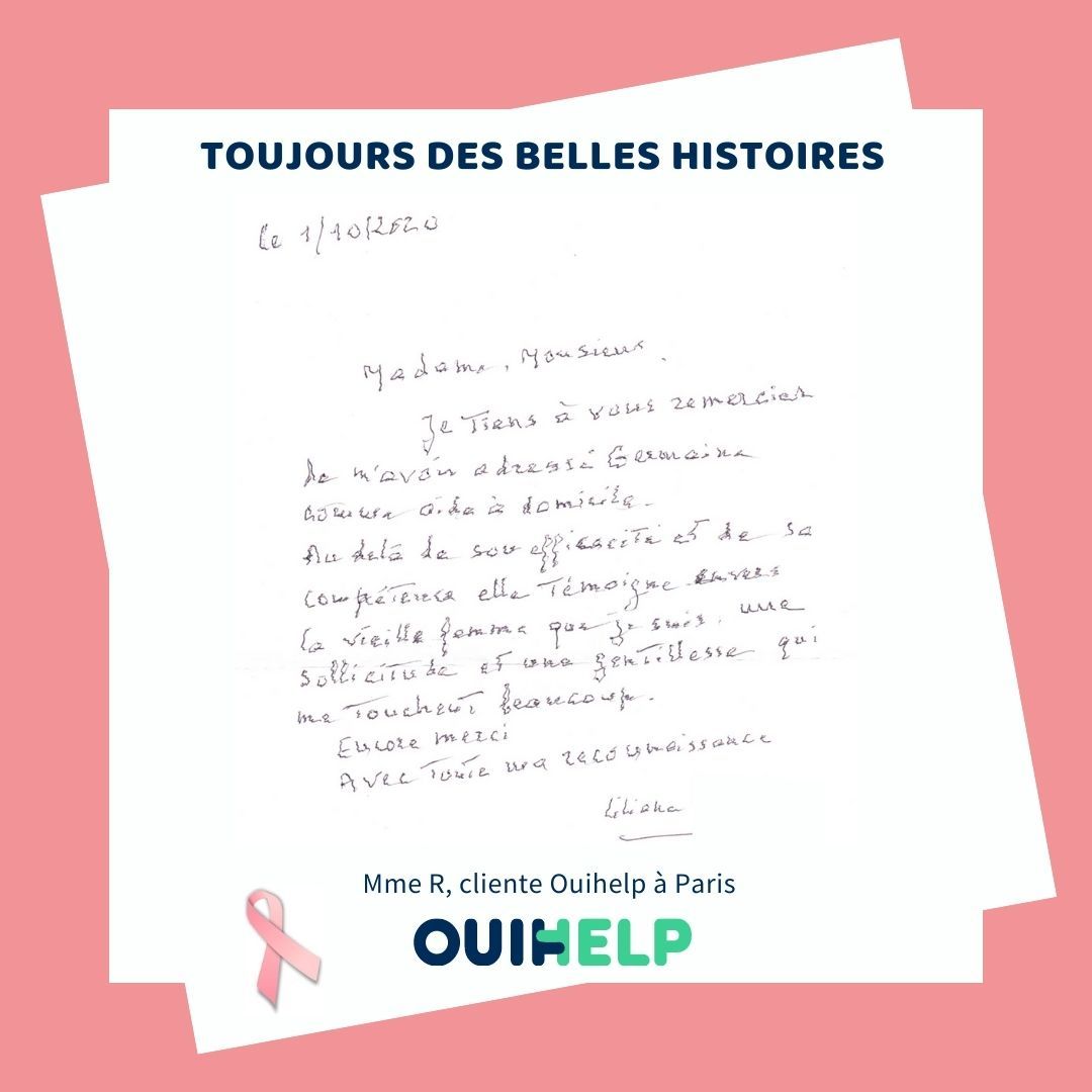 Il y a toujours de belles histoires qui se créent chez Ouihelp...❤️