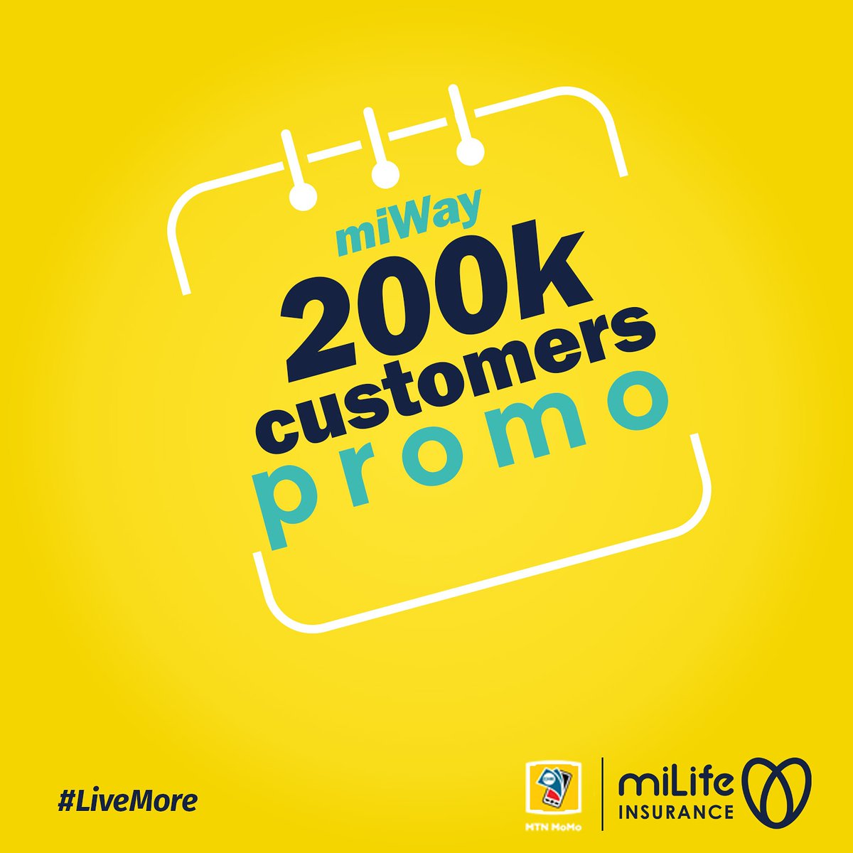 miLifeGhana's tweet photo. We are about to hit 200k customers on miWay; to thank you for your trust we will be rewarding you with amazing prizes for 4 weeks starting this monday.
#Dial *165#
#miWay
#200kpromo
#milifeinsurance https://t.co/pDNOU5qegj