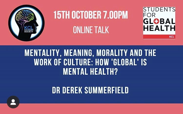 TONIGHT!

Link to join in our bio 🩺❤️🌍

#globalmentalhealth #globalhealthlocalissue