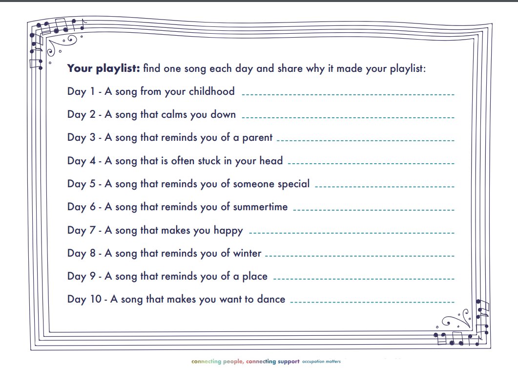AhpDementia's tweet photo. Welcome to this weeks activity...Music! 

"Music expresses that which cannot be put into words." – Victor Hugo 💭🎼

We would love to hear about the music that is meaningful to you! 

Abi &amp; Gemma 💜 #weeklyactivity #livingwithdementia #WithOTYouCan https://t.co/CIjXJGdRn2