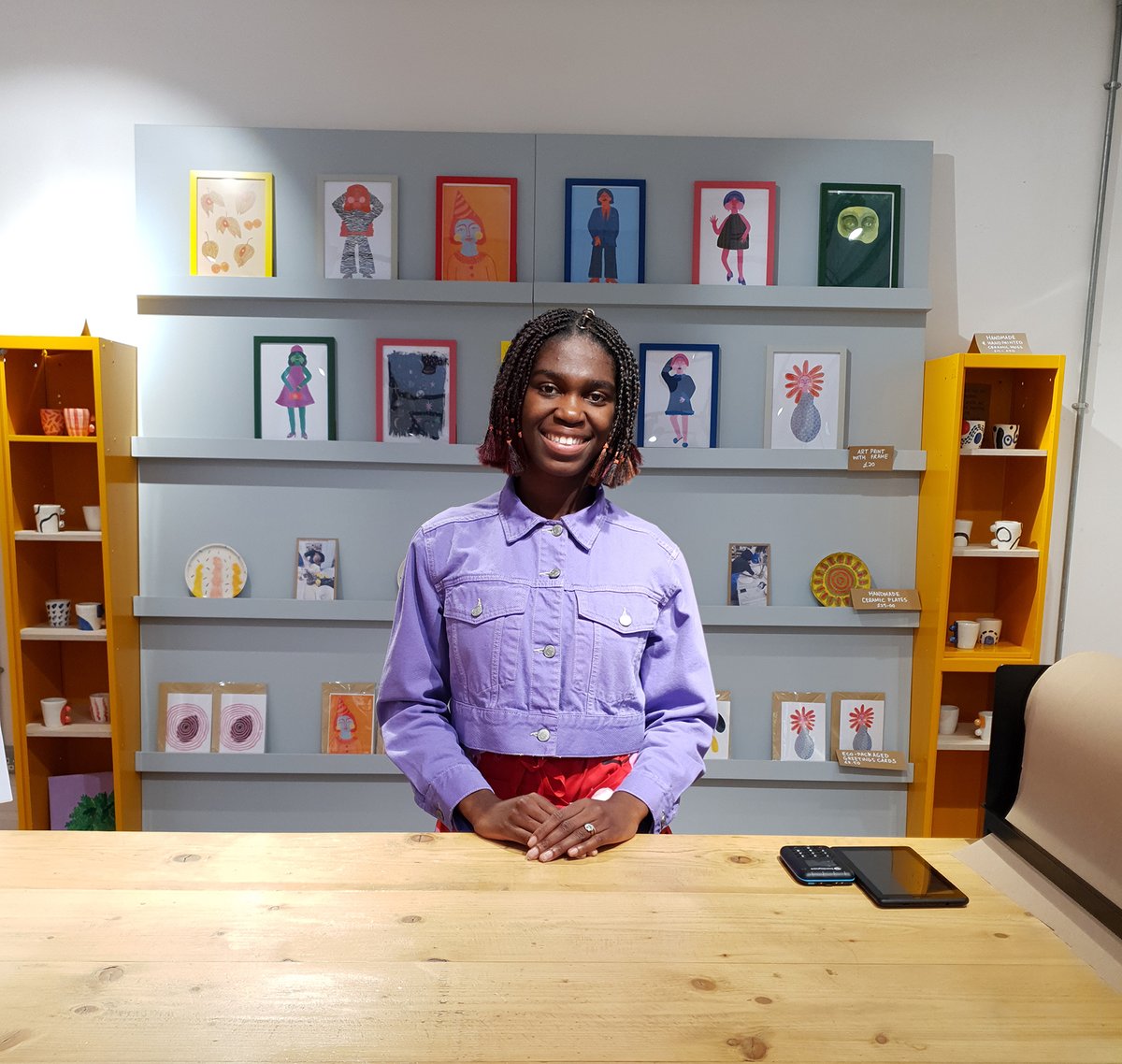 LetsBe_F's tweet photo. MEET THE ARTIST - Ibukun Baldwin. Really #excited to have Ibukun as our resident artist for our inter-generational arts project. She is a multidisciplinary artist and social practitioner specialising in print, illustration and embroidery.  @HollinsCTC @thehollinslancs #connect https://t.co/AUincauDsP
