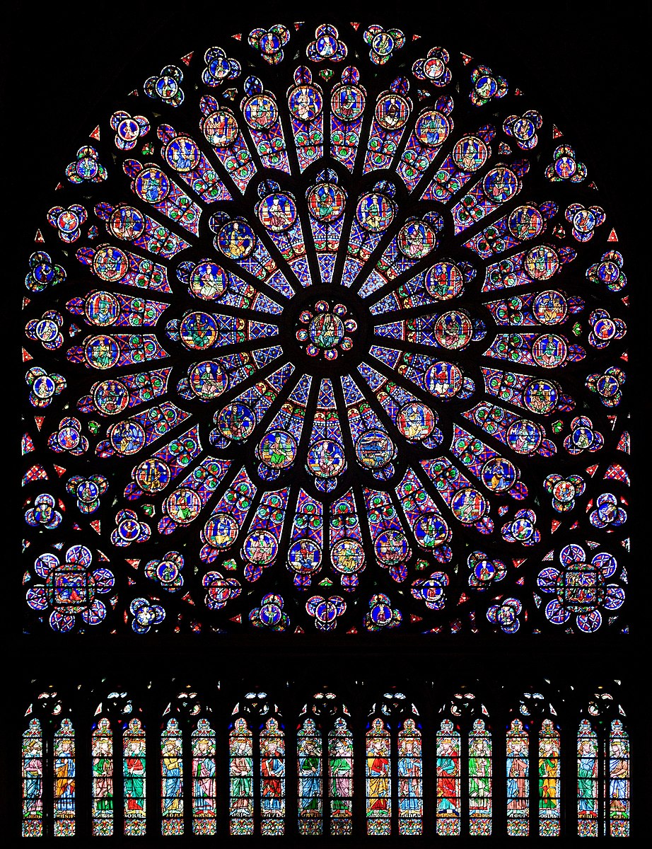 4) Notre-Dame(North Rose)(West Rose outside)(West Rose Inside)