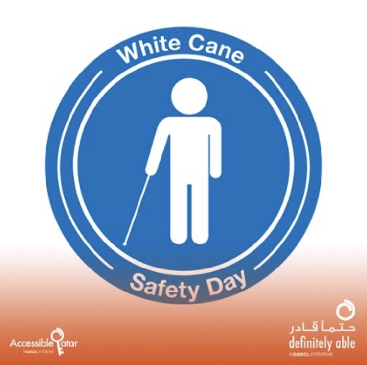 White Cane Safety Day is observed on 15th of October every year, focusing on the achievements of people with blindness or visual impairments. It signifies the symbol of blindness and the tool of independence – the white cane.