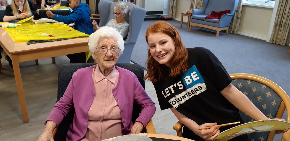 LetsBe_F's tweet photo. "The most important things in life are the connections you make" #letsbeconnected #intergenerational #artsandcreativity https://t.co/oEkfCGv1jp