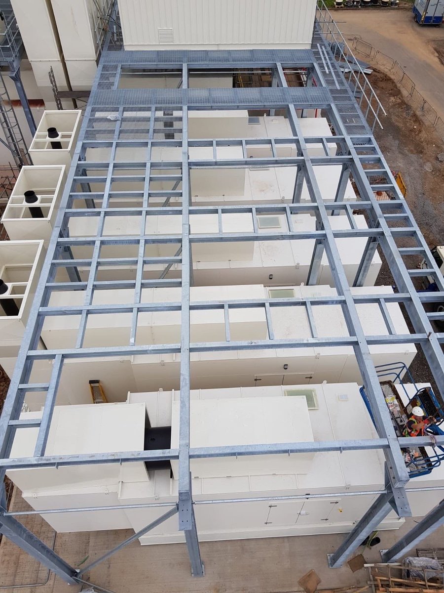 JamesEngineer1's tweet image. How fantastic does this project look for our client @WBPSLTD 

Support steelwork c/w access stairs and walkways to house back-up generators for @NGDEurope 

Great work #TeamJE &amp;amp; #TeamWB 

#nextgenerationdata #vantagedatacenters #supportsteelwork #datacentre #accessstair #walkways