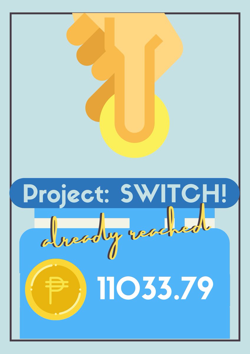 projectswitchph's tweet photo. The Project: SWITCH! Team would like to send out their overwhelming gratitude and appreciation to everyone who has shown their utmost support.

As of October 15, 2020, 5: 00 pm, Project: SWITCH! received 11033.1 pesos worth of your love and support, and still counting! https://t.co/svZsjp9gnW