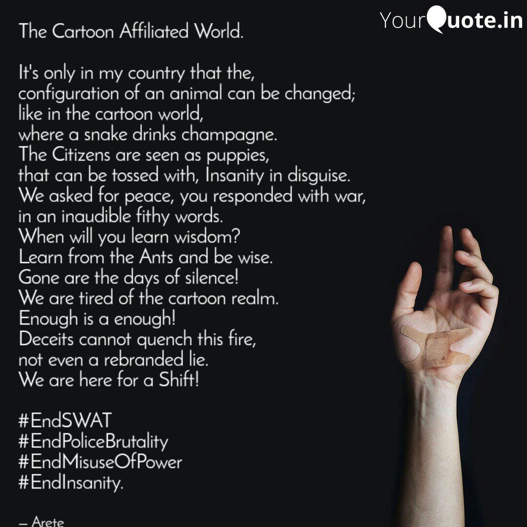 Osa_kemi's tweet photo. I don resume the aggressive interesting self found job.

We go tweet till they receive sense.

#EndSWAT
#EndPoluceBruatality
#EndMisuseOfPower
#EndInsanity https://t.co/1zh4mbNA9S