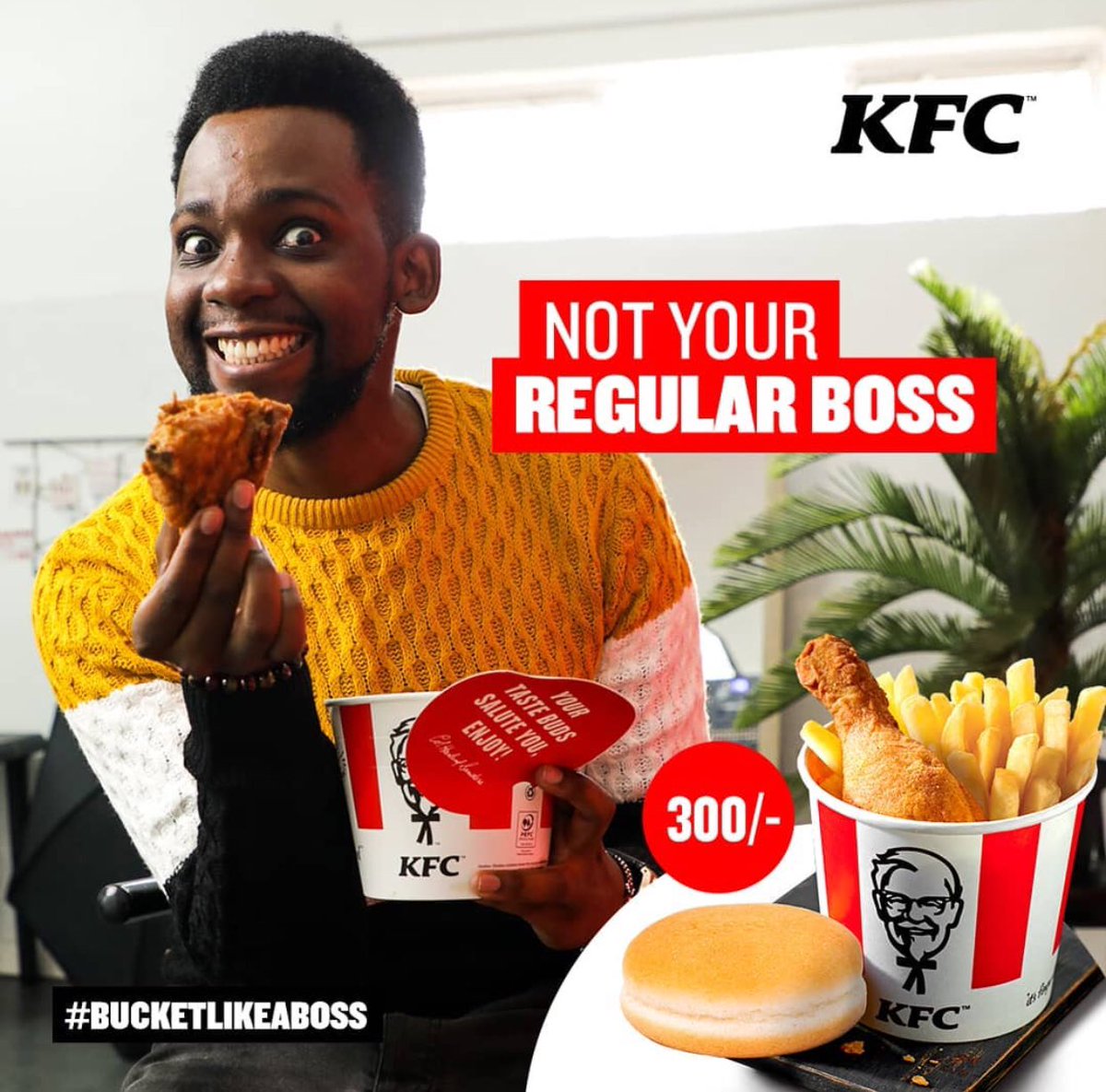 RupasMall's tweet photo. Hey there Mkubwa🙋🏼‍♀️
Lunch time is the best time of the day and @KFCinKenya has you covered with an amazing deal.
#BucketLikeABoss at just 300Bob and get 1 piece of chicken, a bun and fries.
#RupasMall #EnjoyRupasMall #EnjoyLife #GetInvolved https://t.co/N8V36my8x5