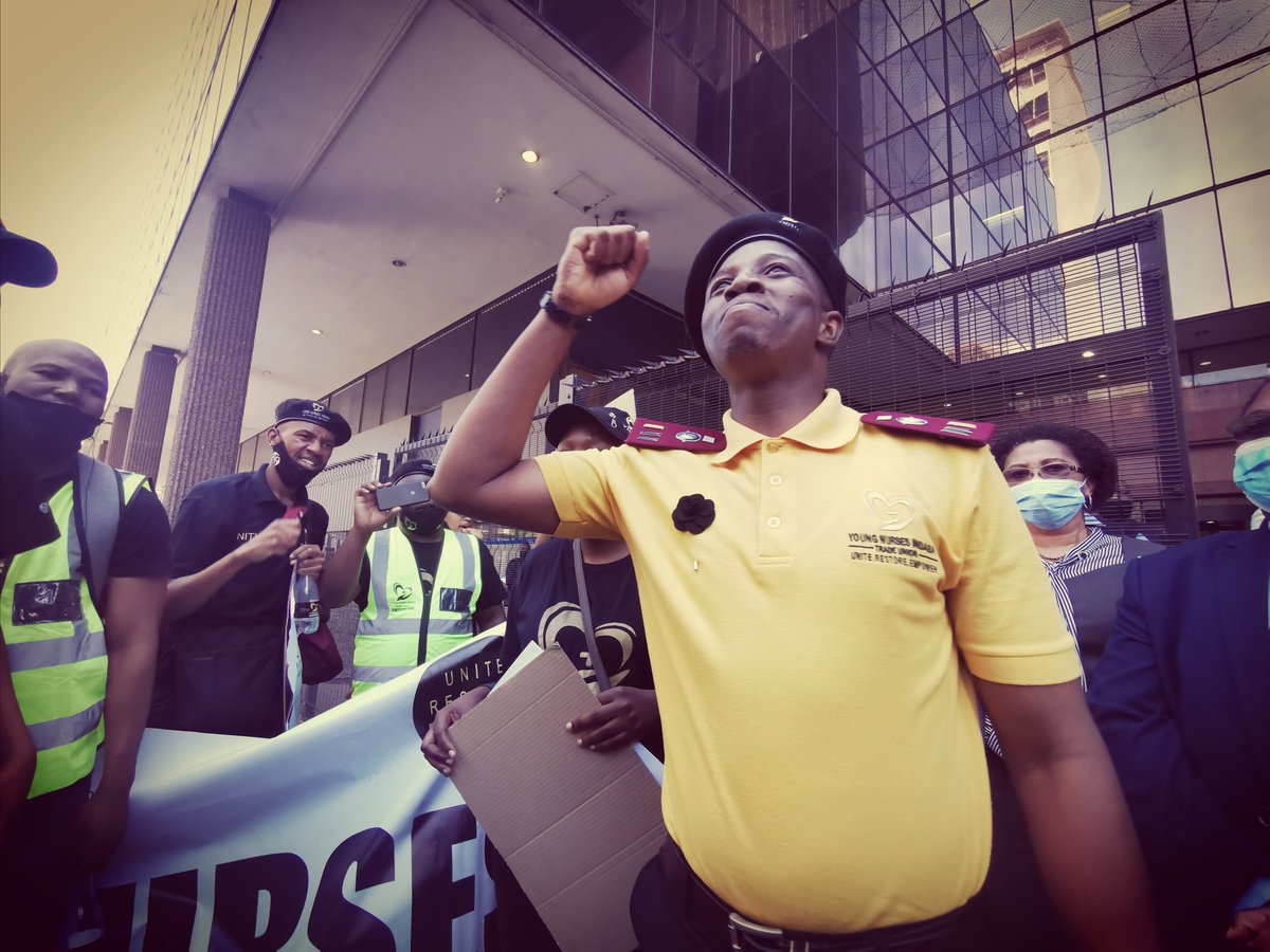 SAFTU_media's tweet photo. #YNITU says Away with 10% internal intake of ENs and ENAs
Demands that they must hire all Covid-19 contract nurses permanently....
@NursesIndaba
@RichSicina
Unite | Restore | Empower https://t.co/hFFA9laLUc