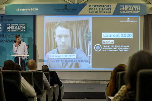 FondationPFabre's tweet photo. @Edward_Booty CEO @reach52health live at #odess2020 https://t.co/TlYKwIp4al