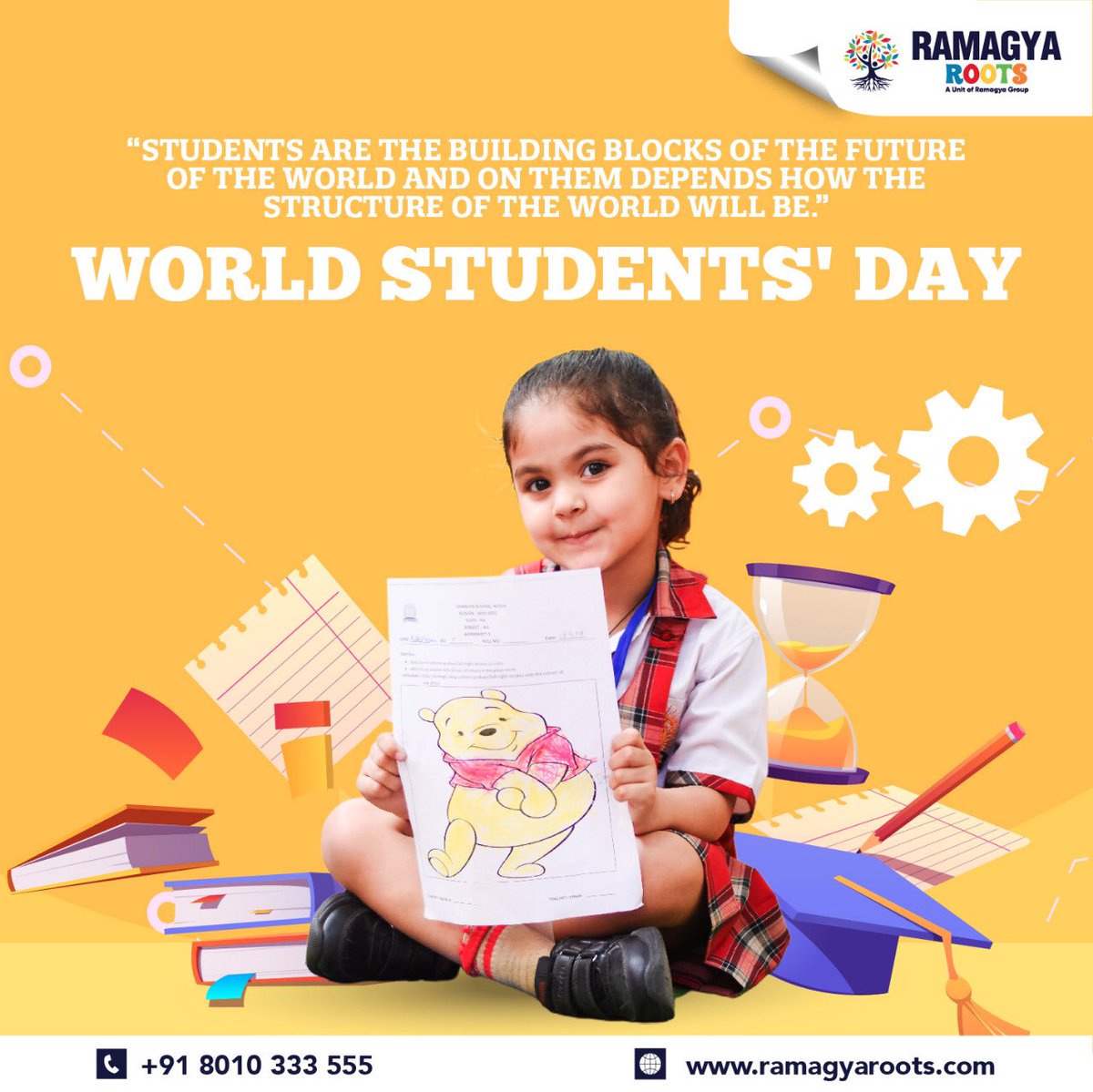 RamagyaR's tweet photo. Happy World Students’ Day!
.
.
.
.
.
#ramagyaroots #worldstudentsday #daycare #preschool #students https://t.co/saPWew8f3y