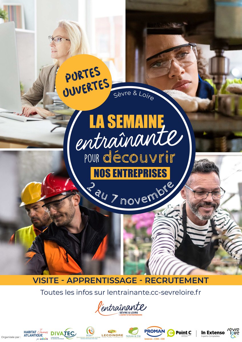NEODITECH a le plaisir de vous ouvrir ses portes le jeudi 5 novembre de 09h à 12h, dans le cadre de la Semaine Entraînante, organisée par la <a href="/Lentrainante/">L'Entraînante Sèvre & Loire</a> 
Vous pourrez découvrir notre entreprise et son fonctionnement, ainsi que nos #manipulateurs cobotiques.