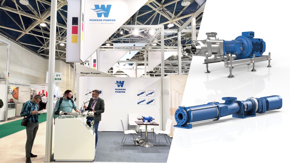 Agroprodmash is the leading trade fair in Russia among all others concerning food industry, equipment and ingredients. 

Our distribution partner Ranta Ltd. promoted from 05th – 09th October the WANGEN pumps to numerous visitors.

progressing cavity and twin screw pumps.