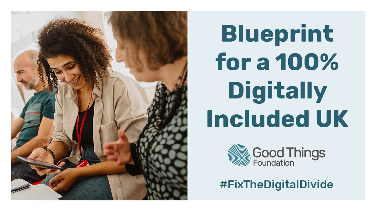 9 million people struggle to use the internet independently. It’s time for the Government to take a lead, and for us to work together to #FixTheDigitalDivide - for a fairer economy, a stronger society and better lives. #DLWeek