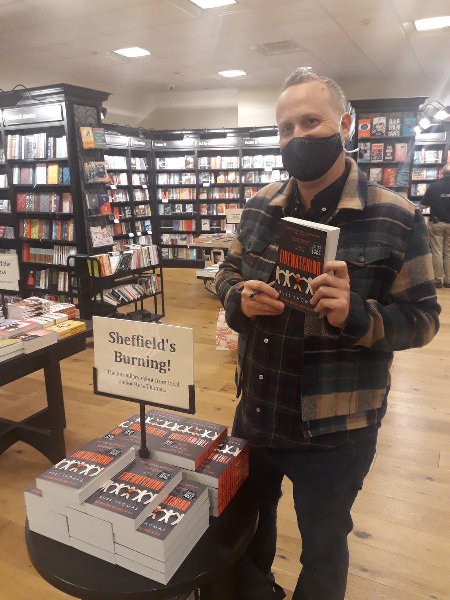 #Firewatching is out today in PB. Yay! Nip into @WstoneSheffield for a signed copy. @simonschusterUK