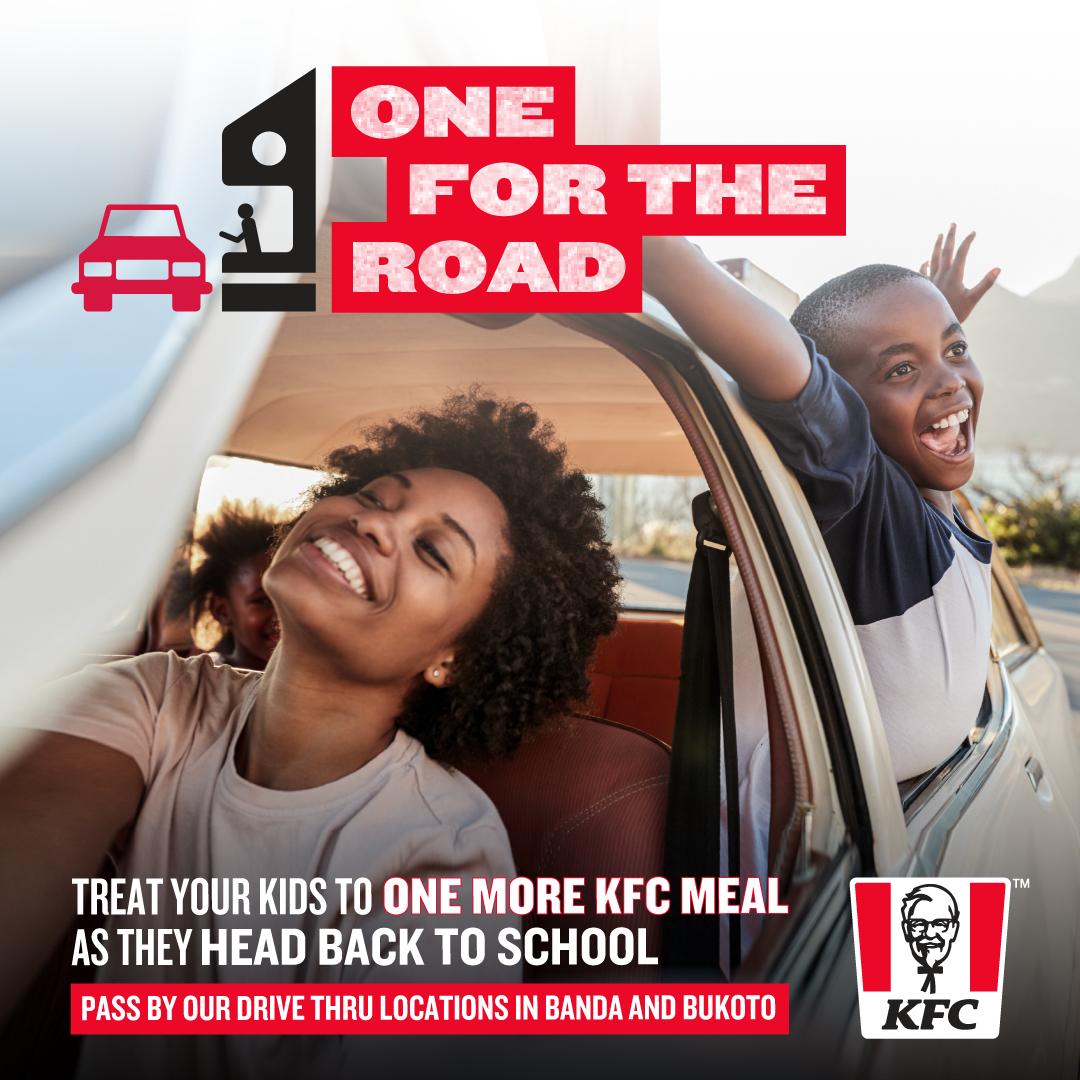 gad_rogers's tweet photo. Bambi take your brother or sister and they Enjoy Kfc Chicken, posho isn't a joke. Give them an appetite starter packer. 

Visit any kfc Uganda brunch today.
#BucketLikeABoss https://t.co/2uJUKs1cv1