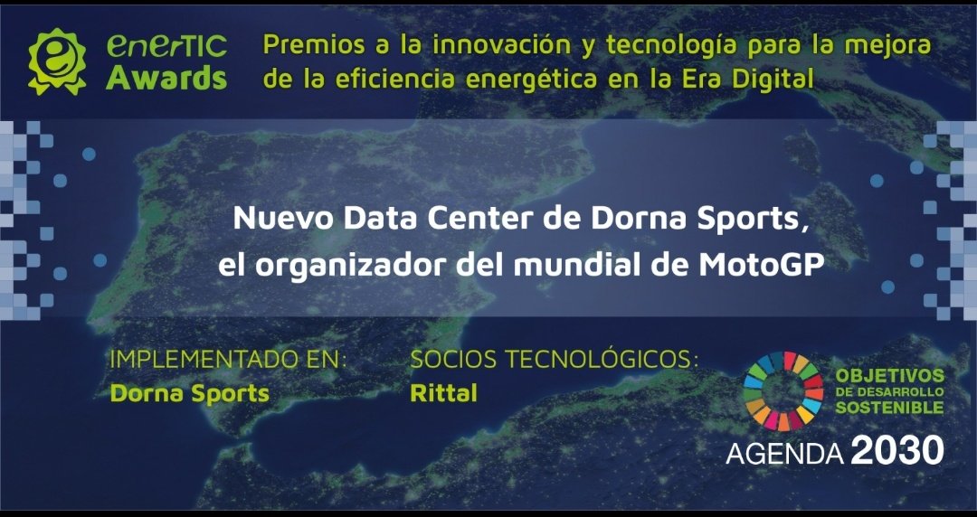 AbastGrup's tweet photo. El nuevo #DataCenter de @DornaSport, organizadora del mundial de MotoGP, proyecto realizado por ABAST con tecnología @Rittal_ES, es finalista en la categoría #SmartDataCenter de los premios @enerTIC_es. Regístrate y vota por él en el enlace adjunto.
https://t.co/ZiWMVbt7cK https://t.co/BBXZP9YKSF