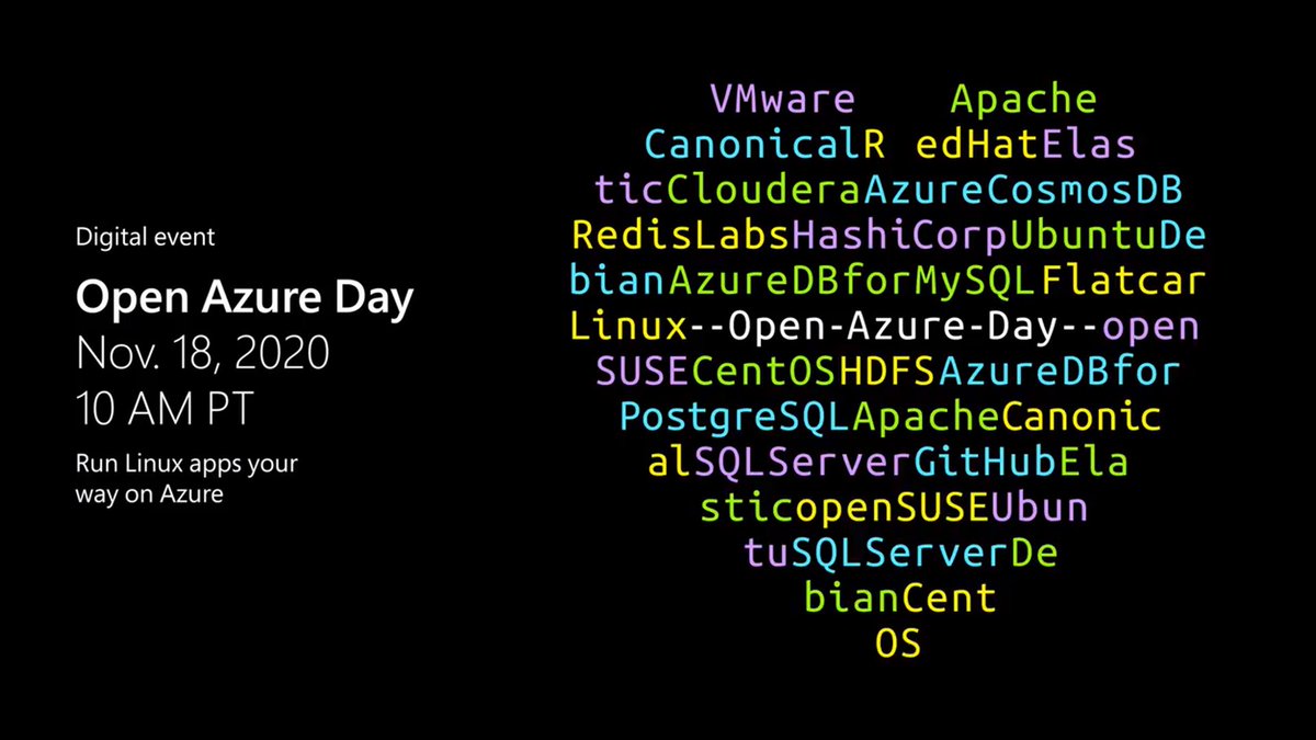 msdevjp's tweet image. 【 Digital Event｜Open Azure Day 】
#Azure 上で #Linux をはじめとする OSS を実行する方法を学びましょう。
オープンソース業界の著名人も多数出演します！ 

msft.it/6015TLTwR

#LinuxOnAzure #OpenAzureDay #Containers #OpenSource