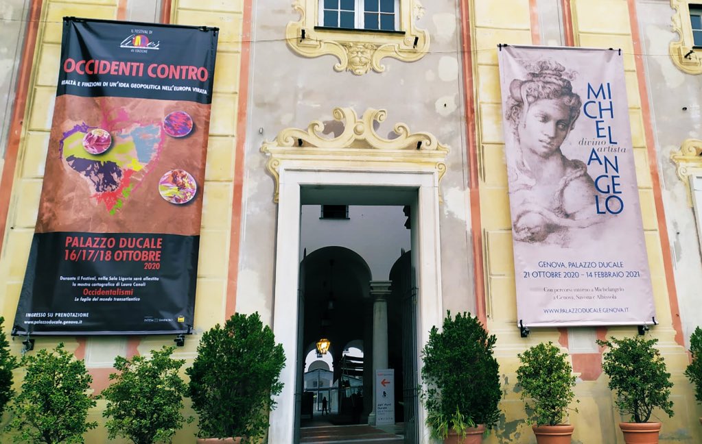 Non perdetevi il festival <a href="/limesonline/">Limesonline</a> come ogni anno a @Ducale_Genova . E la prossima settimana inizia la mostra #Michelangelo. Grazie 
#genova città di cultura <a href="/ComunediGenova/">COMUNE DI GENOVA</a> @TurismoLiguria