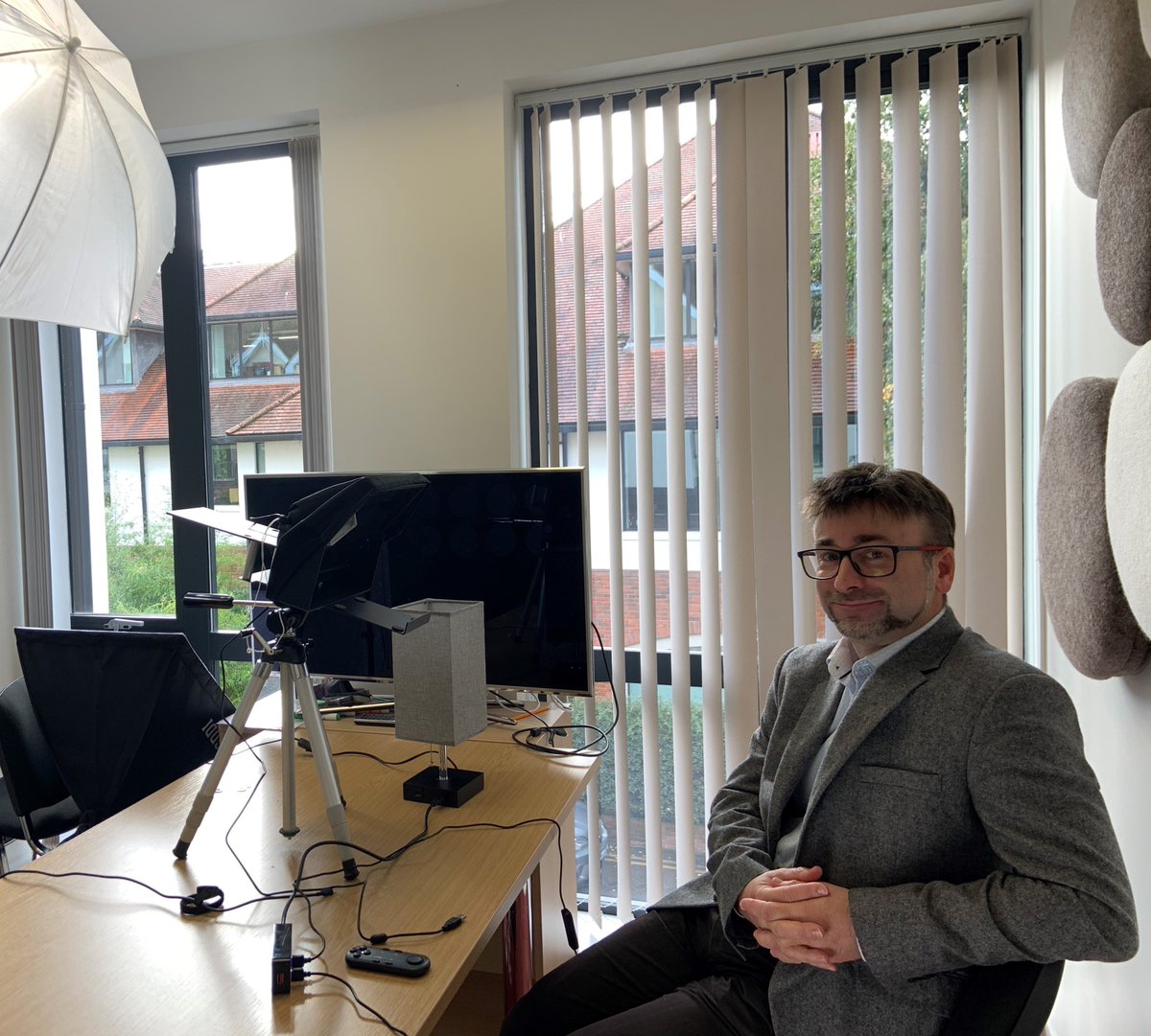 Xtravirt's tweet photo. Xtravirt's CEO @gavinjolliffe all ready and set as he prepares to record for the upcoming @VMware Partner Leadership Summit 2020!
#PartnerConnect @VMware_Partners #PLS2020 #VMwarePLS #Partnership https://t.co/wWqFQF0T2E