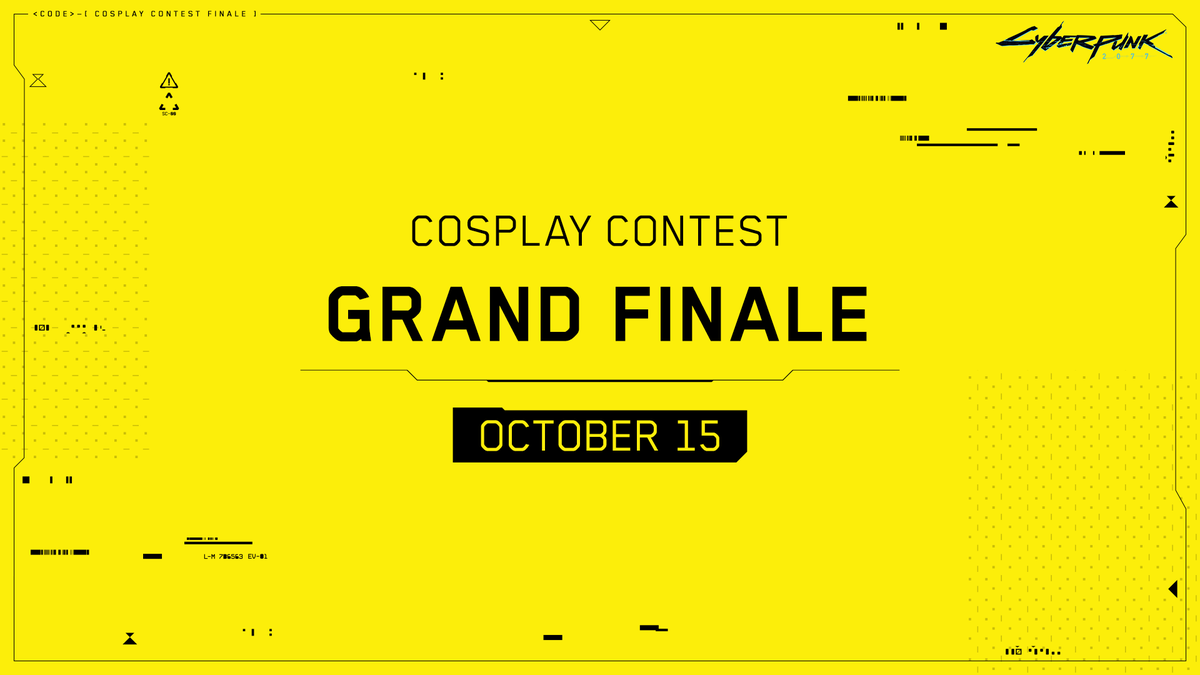 In less than 7 hours the winners of the official Cyberpunk 2077 Cosplay Contest will be revealed! But before that happens, let’s meet our 12 amazing finalists! Tune in today at 5:30 PM CEST to  https://www.twitch.tv/cdprojektred  and let us who you're rooting for! 