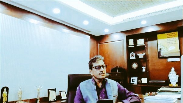 stpiindia's tweet photo. “We cannot rely on the imports because of strategic reasons and we should promote domestic manufacturing for electronics products,” articulated Dr. @Omkar_Raii, DG, #STPIINDIA during a fireside chat. #STPICoES #STPIEP #STPIPulse #STPIElectrovibes https://t.co/nJfidTmrKJ