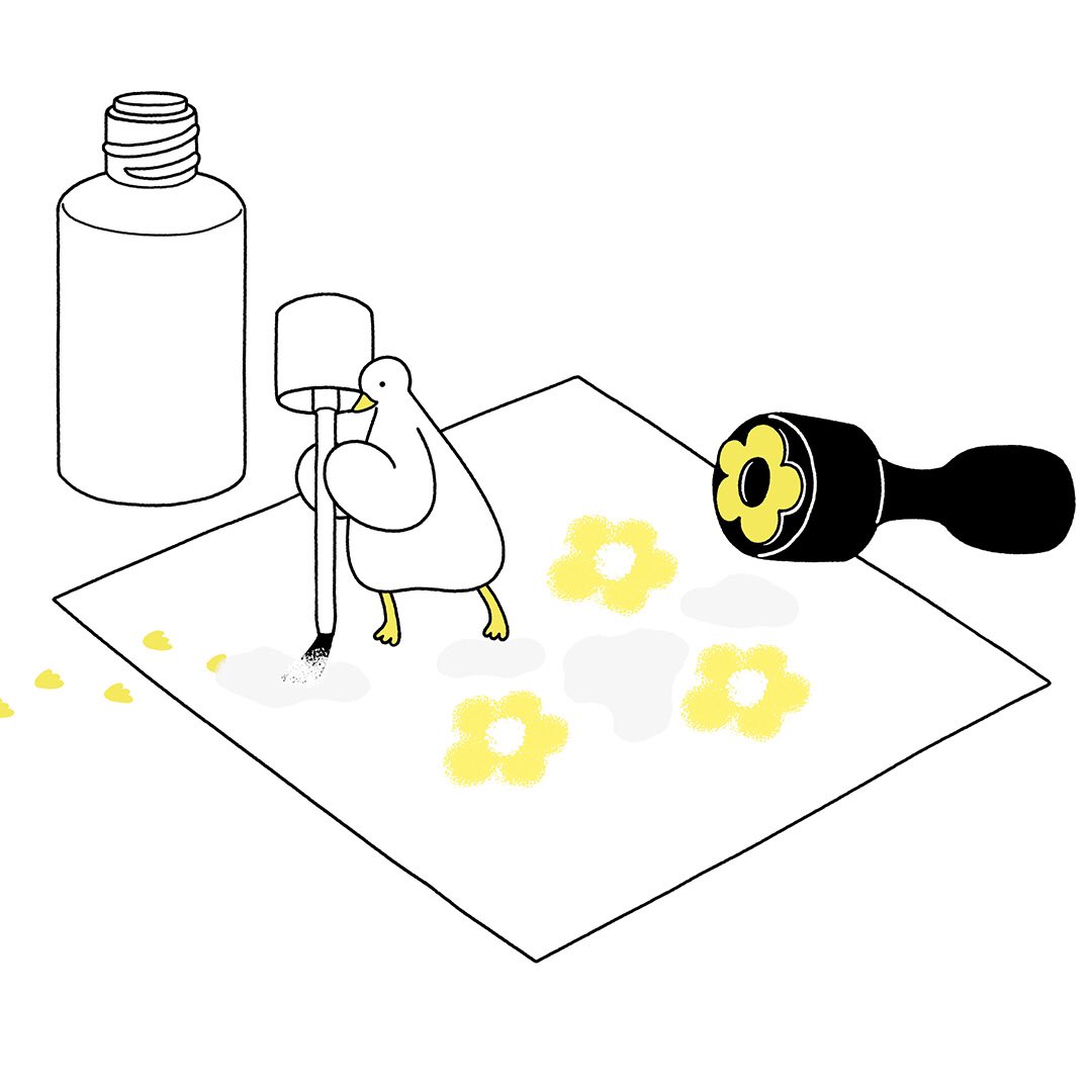 Ahiru Life アヒルライフ スタンプ作品 アヒルライフ イラスト 修正液 T Co Goftmkkeh5 Twitter