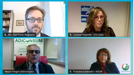 adiconsum's tweet photo. 📌Si è concluso il webinar GRATUITO di #Adiconsum sulle Pratiche Commerciali Scorrette.
Il nostro sentito ringraziamento va ai relatori 
✅#Sebastio dell'@antitrust_it 
✅#Pegoretti di @ECCItaly 
✅#Bastiarol di #Adiconsum Friuli Venezia Giulia 
#NessunoEscluso @MISE_GOV https://t.co/PSwU0l2HLg