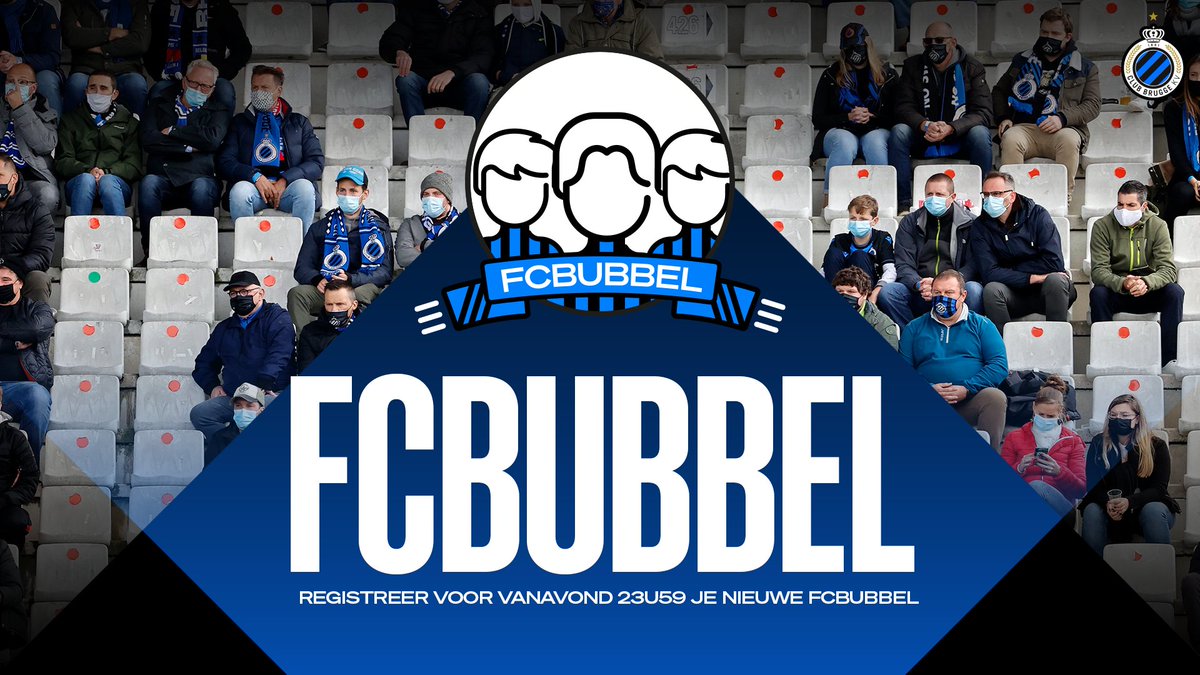ClubBrugge's tweet photo. 📣 Last call!
Je kan als kapitein nog tot vanavond om 23u59 jouw nieuwe #FCBubbel registreren voor alle thuiswedstrijden tot aan de winterstop! 🔵⚫
👉🏼 https://t.co/Co9Vptucrb https://t.co/CqUj469ng7