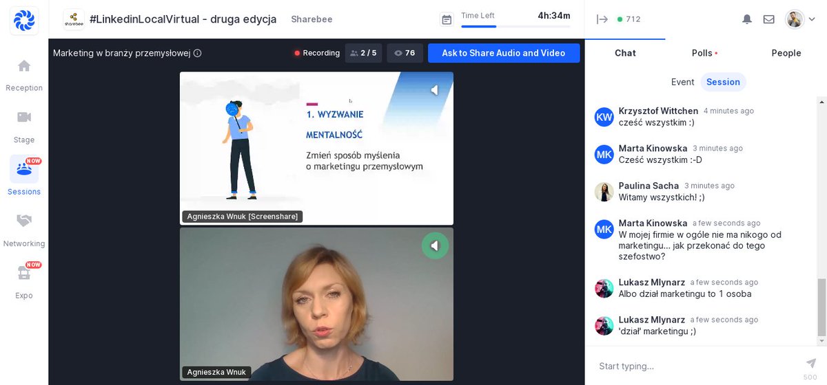 getSharebee's tweet photo. Agnieszka Wnuk opowiada o marketingu w branży przemysłowej. Arcyciekawy temat! https://t.co/8CErLMjPjN