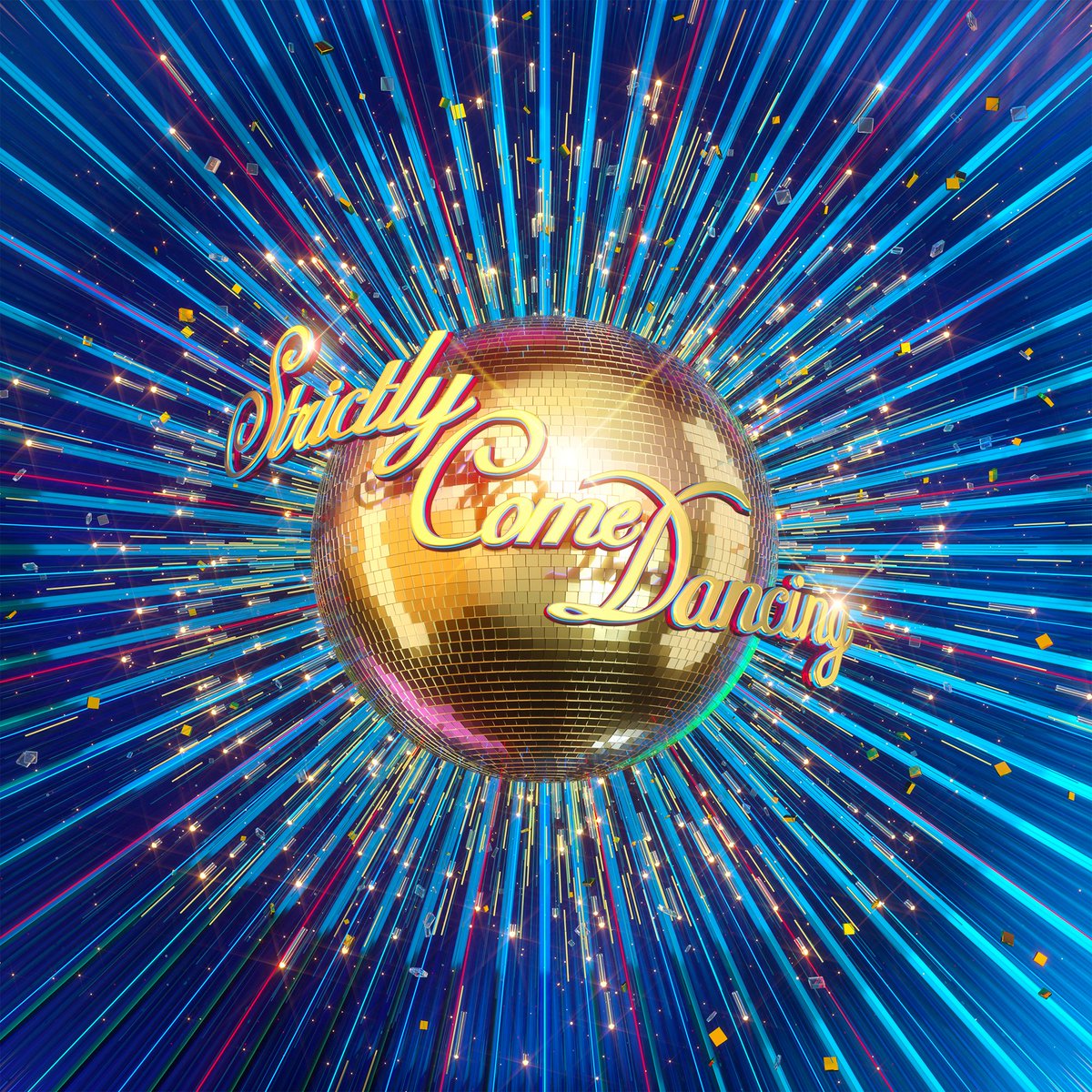 creativenuts's tweet photo. This years @strictly logo. Felt that in light of what has been happening this year it needed to be gold and blue like a sun in the sky. Only afterwards did I realise that its also NHS blue. #strictly #LogoDesign #C4D #octanerender https://t.co/475VmWtTd9