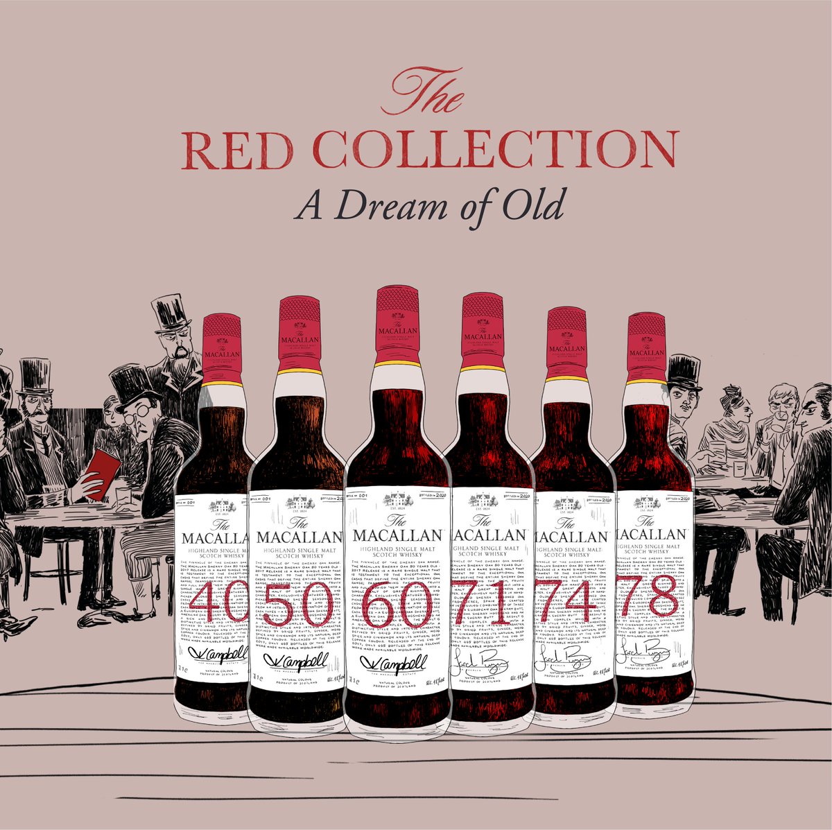 The Macallan On Twitter The Red Collection A Quest For Perfection Threaded In Red Features Ongoing Aged Expressions Of 40 50 And 60 Years Old As Well As Three High Aged Guest