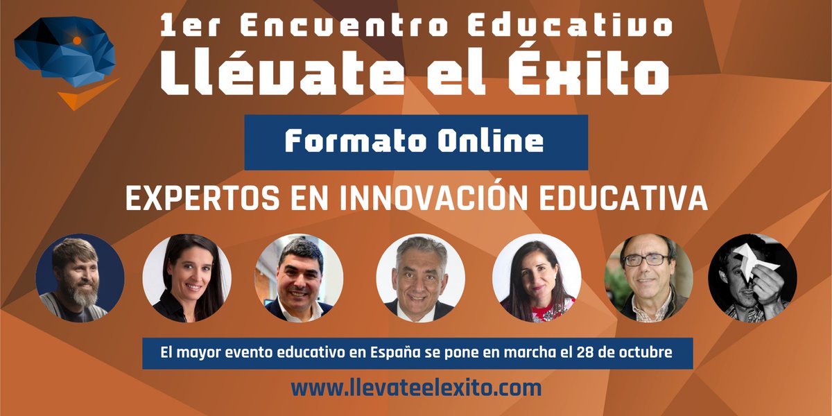👉 Los grandes expertos en #InnovaciónEducativa son los protagonistas del 1er Encuentro Educativo: <a href="/llevateelexito_/">1er Encuentro Educativo: Llévate el Éxito</a> 

📆 El mayor evento educativo en España empieza el 28 de  octubre. Aprovecha nuestro Formato Online y no te pierdas nada

llevateelexito.com/formato-online

#Educación