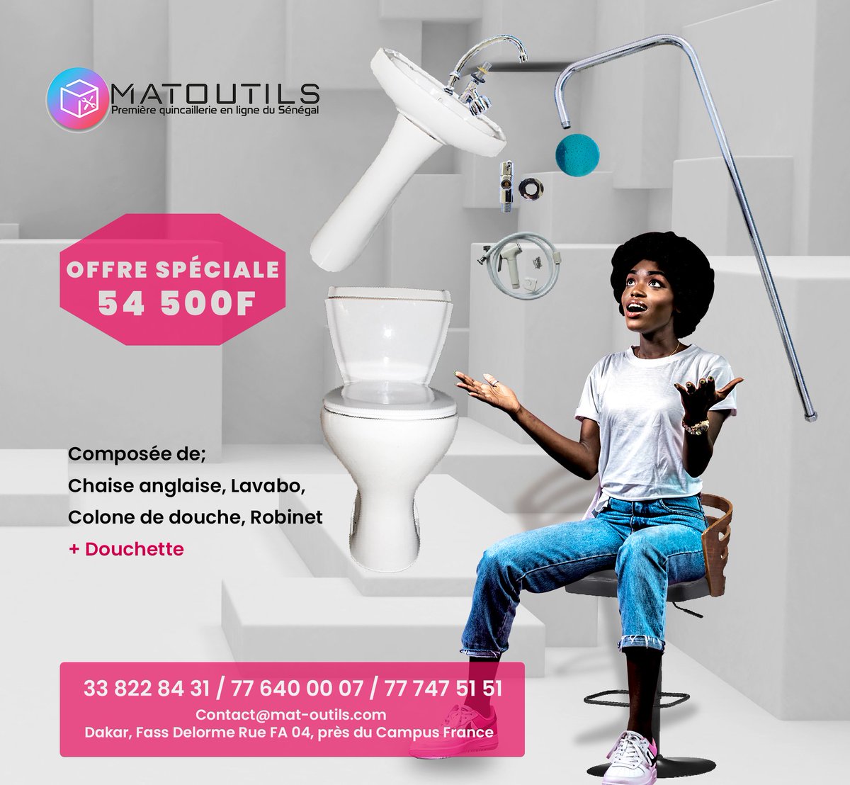 MatOutilsPro's tweet photo. Ça tombe de partout . 

📢📢📢📢 Offre spéciale à 54500 FCFA. 
#Kebetu  #outils #matériaux #quincaillerie #construction 

 Une diversité de matériaux  à découvrir sur notre site:
https://t.co/4UGpeqCNmD https://t.co/GiGIxoQaZN
