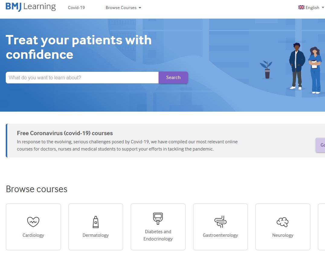 bucksnhslibrary's tweet photo. Why not check out BMJLearning?
This resource, available via your NHS OpenAthens account, offers courses to help you learn at every stage of your career!
Hundreds of interactive, peer reviewed modules, written by experts from BMJ #BHTLibrary #BMJLearning #elearning #cpd https://t.co/ojXHsJzirh