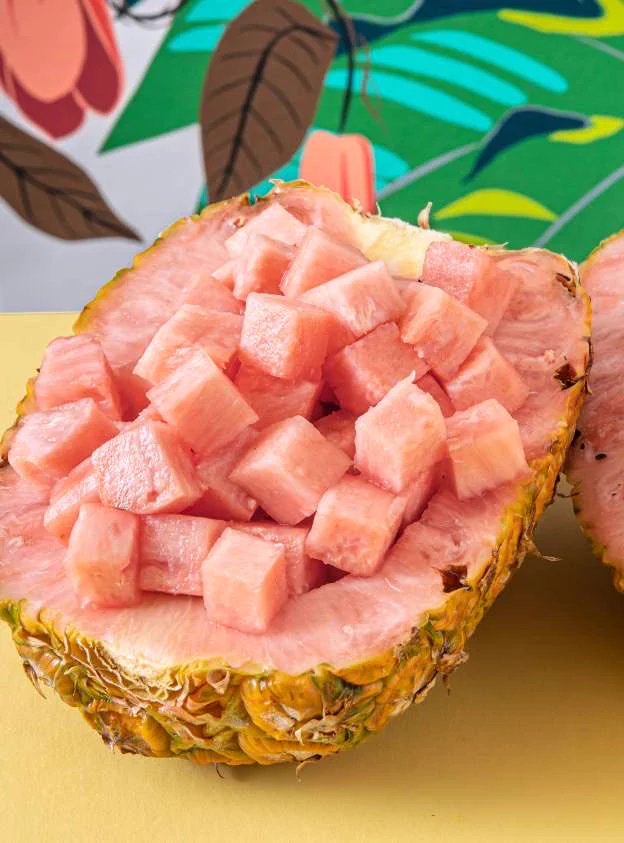 醤油で食べたい。「ピンク色のパイナップル」が出来たようだけど、まるで「キハダマグロ」