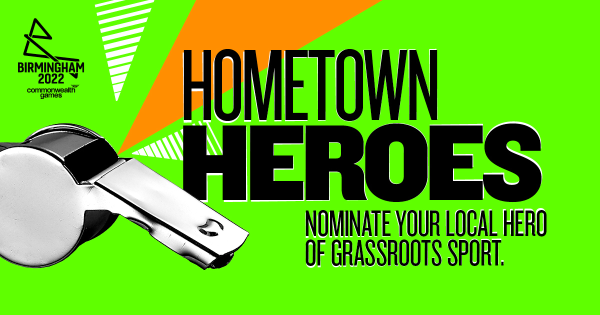 From inspiring coaches to dedicated volunteers, lifelong supporters to brave players – we want to celebrate local legends of community sport who always put others first.

Nominate your #HometownHeroes now: birmingham2022.com/hometownheroes #B2022