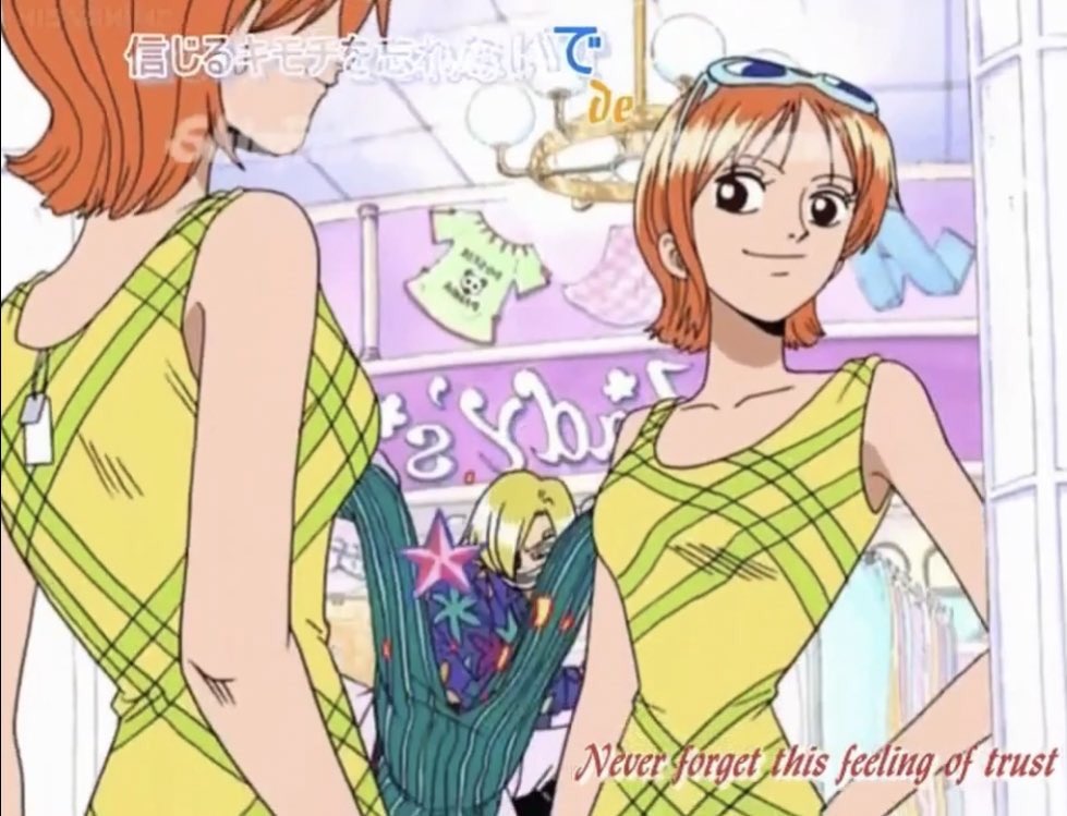 like LOOK my bb nami  and them in the back BAHAHAVSHW