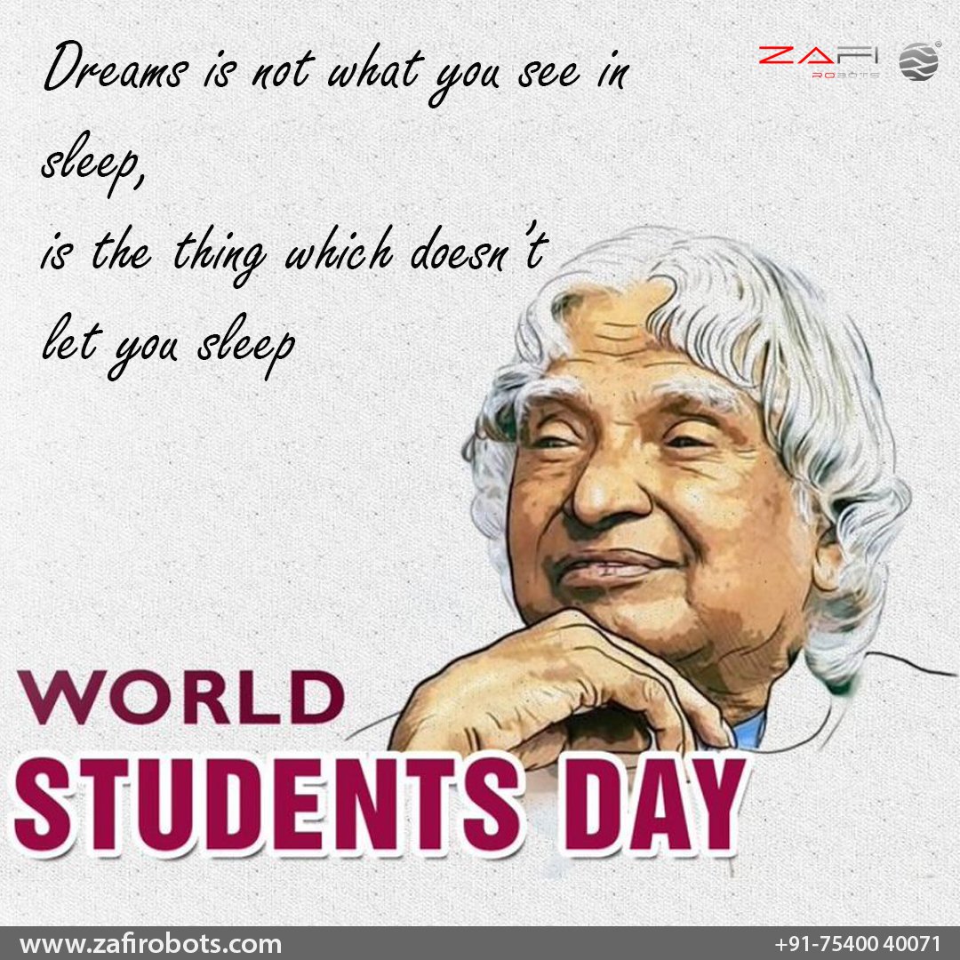 ZafiRobots's tweet image. Luxury and Lies have huge maintenance costs. But Truth and Simplicity are self-maintained without any cost.

#ZafiRobots #Zafi #MissileMan #apjabdulkalam #APJ #WorldstudentsDay2020 #WorldStudentsDay