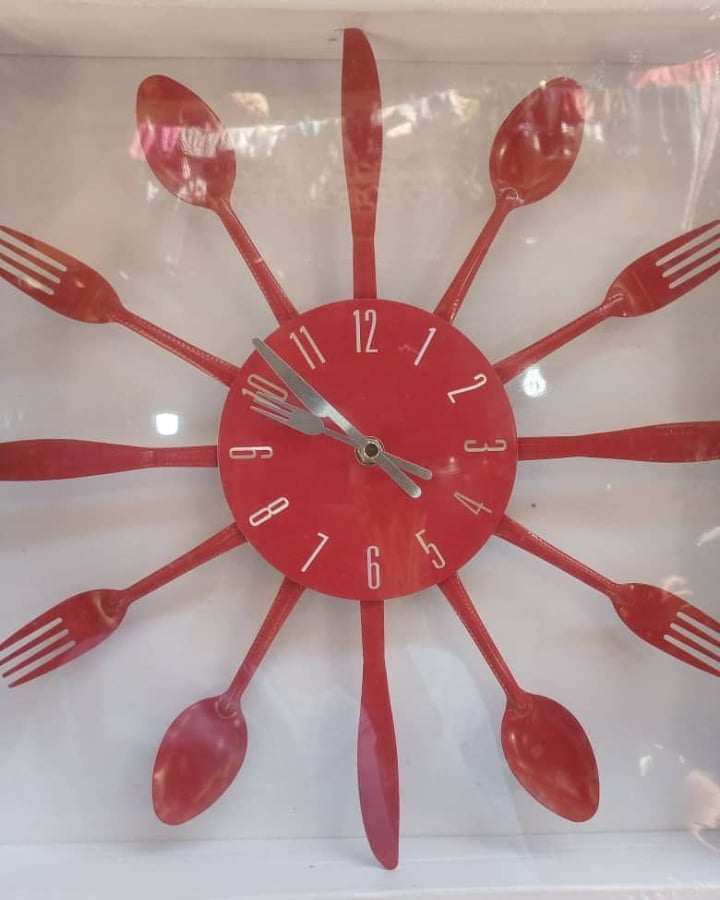 mercyskitchen's tweet image. Kitchen wall clock available for 7,500 

#kitchenwallclock #kitchenwallclockinibadan   #kitchenwallclockinlagos #wallclock