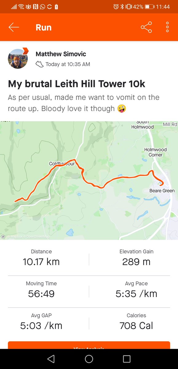 Killer 10k run up to Leith Hill Tower today. Nearly made me want to vomit on the way up totally worth it for the view when you get there though. What a way to start the day, feeling physically and mentally stronger 💪
#MentalHealth #running #crazyhair #whataview #LeithHill