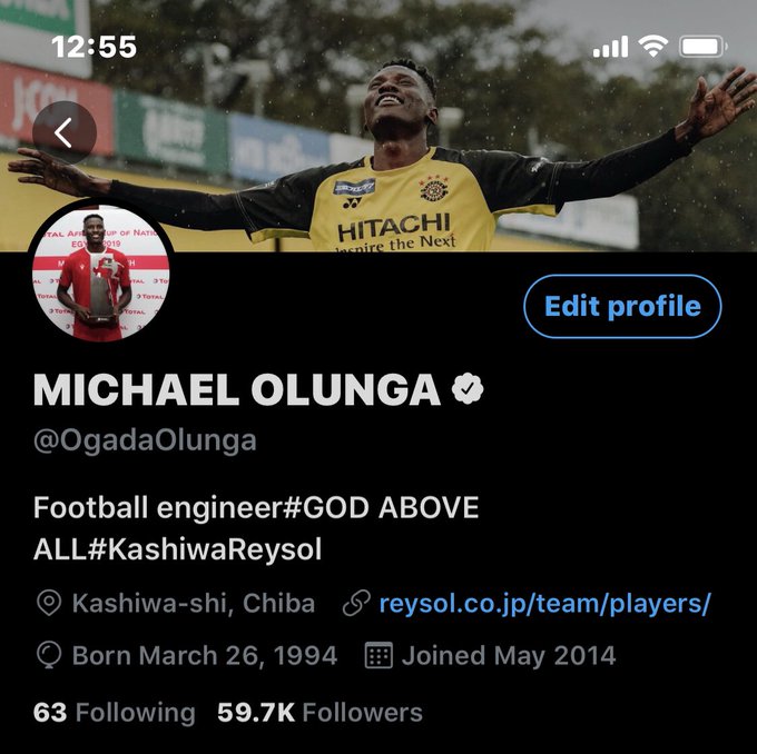 CMigwambo's tweet photo. Our top most striker...One and only.
#VerifyOlunga https://t.co/UzCjf2Ep3t